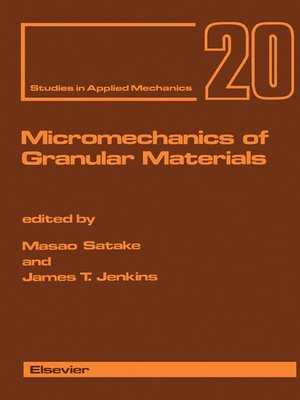 cover image of Micromechanics of Granular Materials